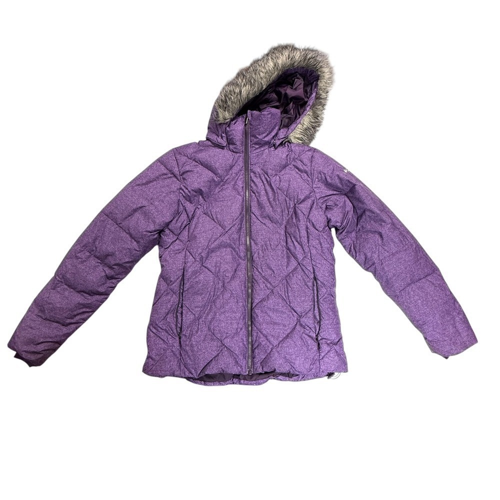 Women's purple Columbia Icy Heights II Down Jacket size M EUC - Picture 3 of 10